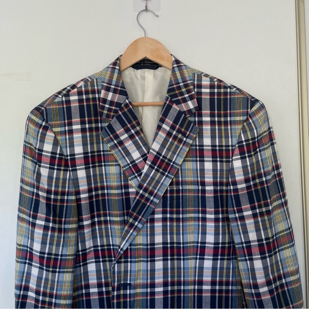 Classic Plaid Blazer - Multicolor